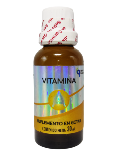 Fotografia de producto Vitamina A con contenido de 30 ml de Iq Herbal Products